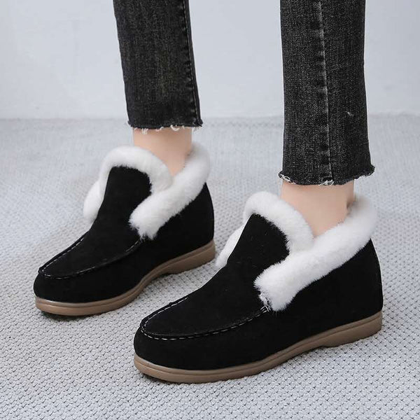 Round Toe Fashion Short Boots Women Foreign Trade New Warm Martin Boots